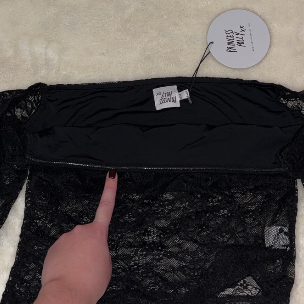 New Princess Polly Charet Off The Shoulder Top - Picture 10 of 13